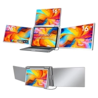FOPO 16" 60Hz FHD IPS Quad-Screen Portable Monitor
